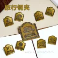 Brass Travel Clip Metal Letter Clip Ticket Folder